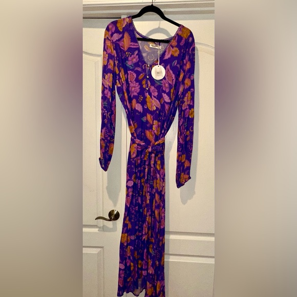 THE NINE LIVES BAZAAR MARGOT IRIS MIDI DRESS NWT size 12 US! - Picture 2 of 6